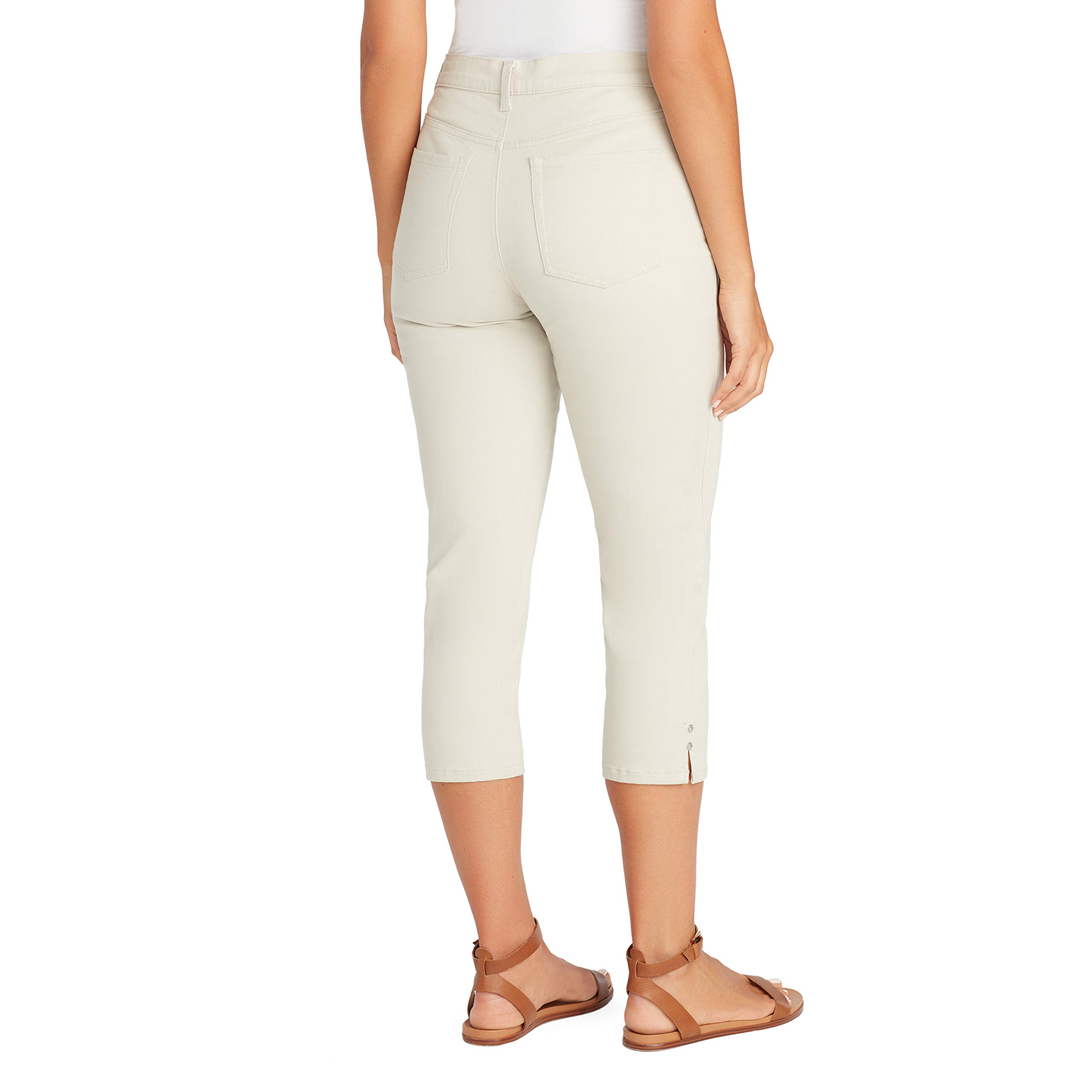 Gloria Vanderbilt Women's Amanda Capri Jean Petite - Comfortable Stretch Denim Shorts for Casual Wear, Summer Outfits & Beach Vacations