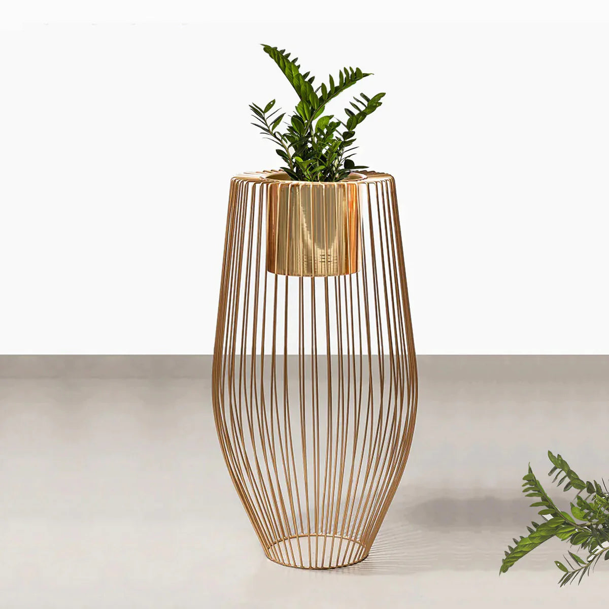 Euphoric Earth Small Gold Planters - Elegant Indoor & Outdoor Flower Pots for Home Decor, Office Desk, and Garden Planting | Perfect for Succulents, Herbs, and Small Plants