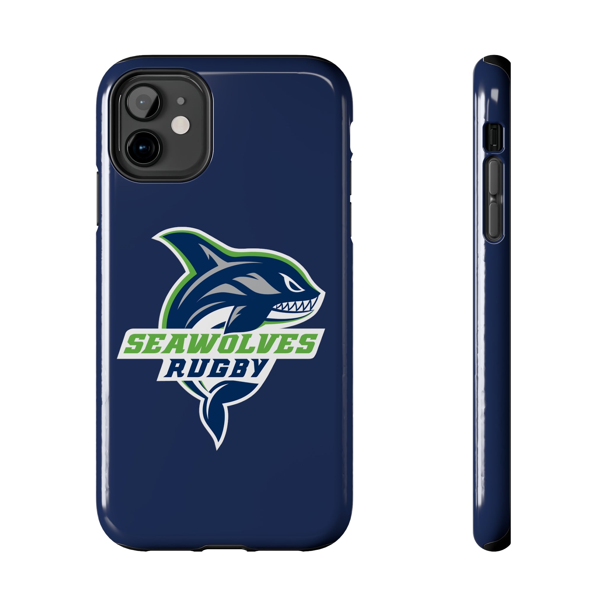 Seawolves Navy Rugged Phone Case - Shockproof & Durable Protection for iPhone & Samsung - Perfect for Outdoor Adventures, Work & Daily Use
