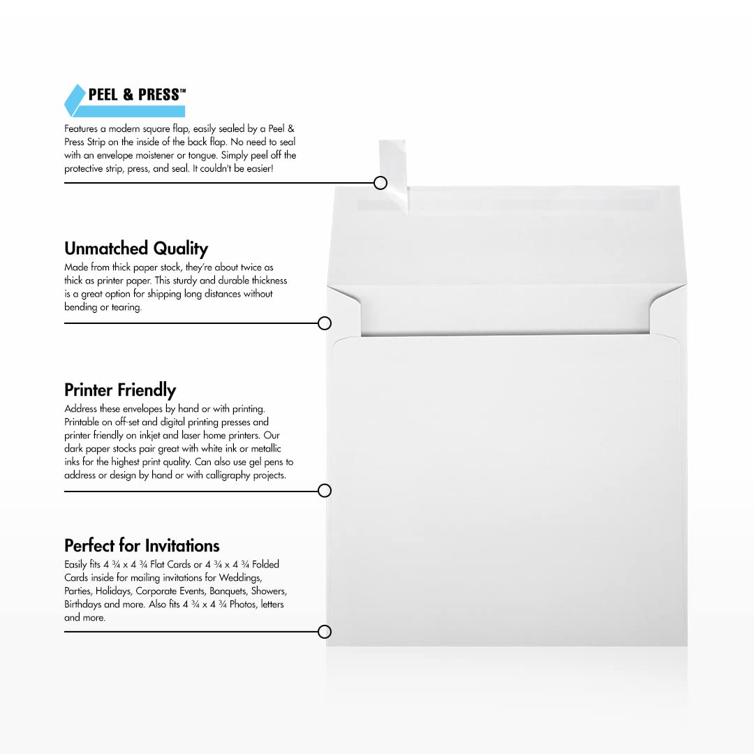 Premium LUXPaper Square Invitation Envelopes 5
