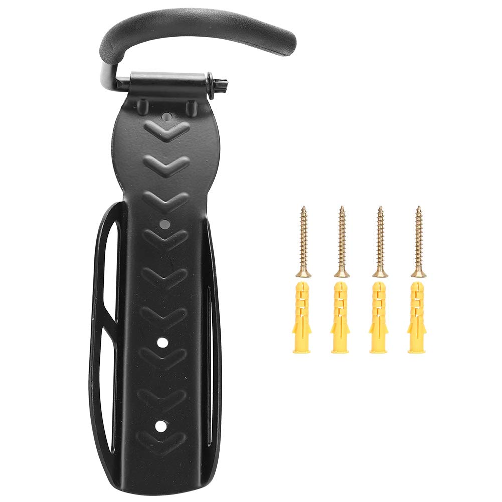 Sturdy Bike Wall Hanger Mount - Space Saving Bicycle Storage Rack for Road, Hybrid, Mountain & Kids Bikes - Perfect for Garage, Apartment & Indoor Cycling Organization