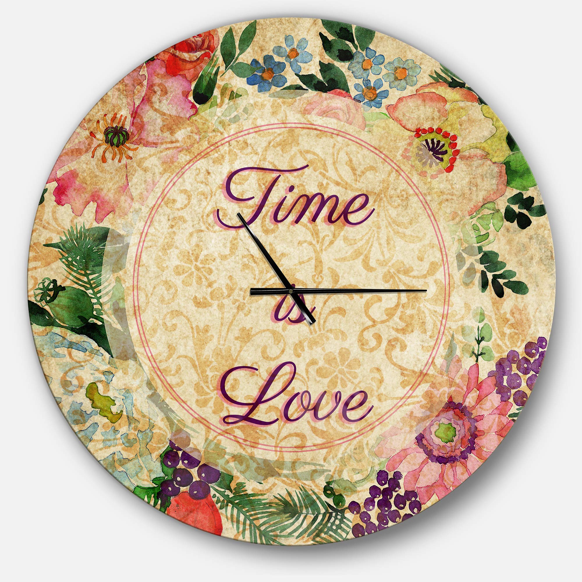 Designart 'Teal and White Composition' Oversized Modern 3-Panel Wall Clock - Perfect for Living Room, Bedroom & Office Decor