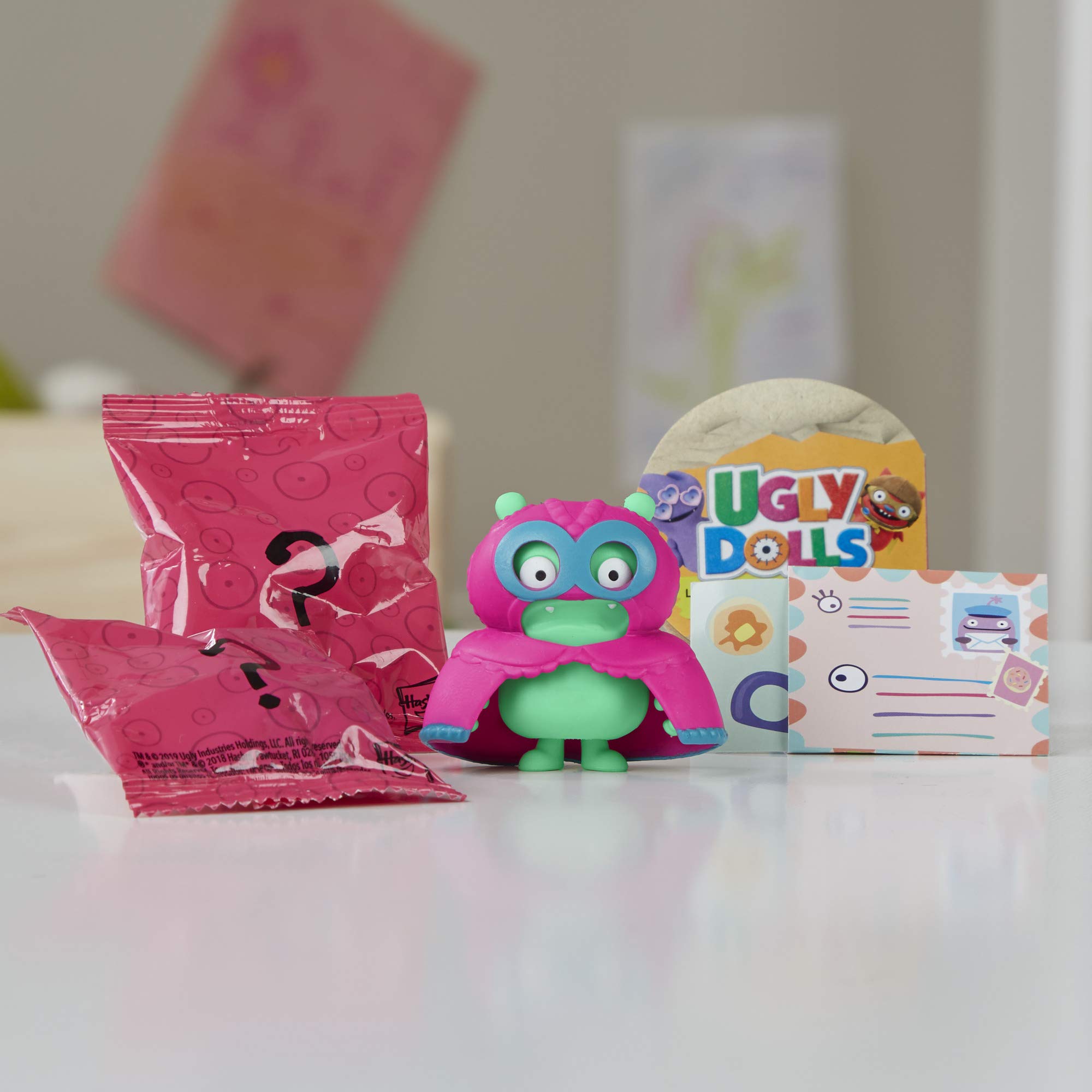 Hasbro Uglydolls Surprise Disguise Pancake Champ Jeero Action Figure Toy with Accessories - Fun Collectible Gift for Kids Birthday & Playtime