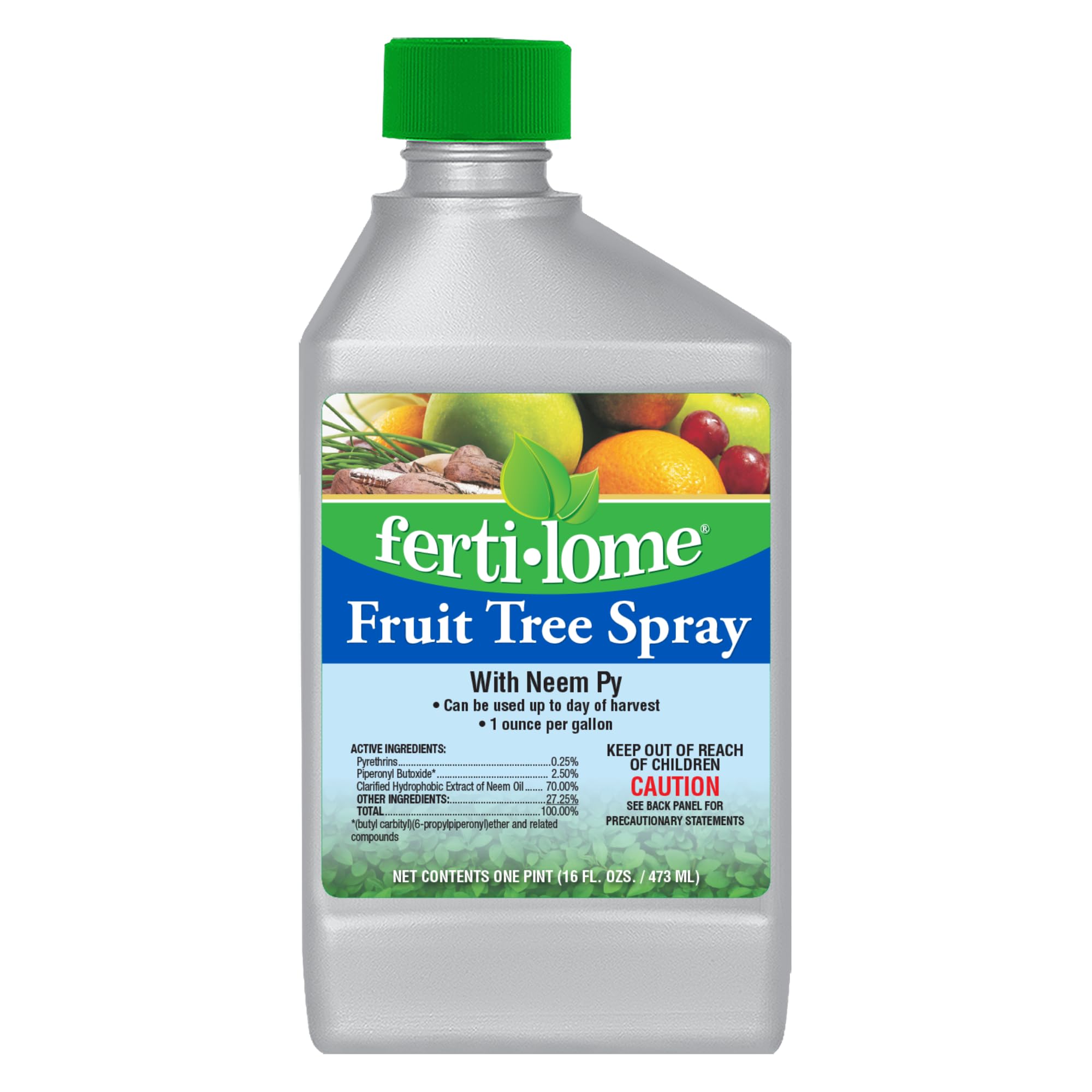 Fertilome (10131) Fruit Tree Spray - 16 oz Organic Pesticide & Fungicide for Fruit Trees - Protect Apples, Peaches, Cherries & More - Ideal for Home Garden & Orchard Care