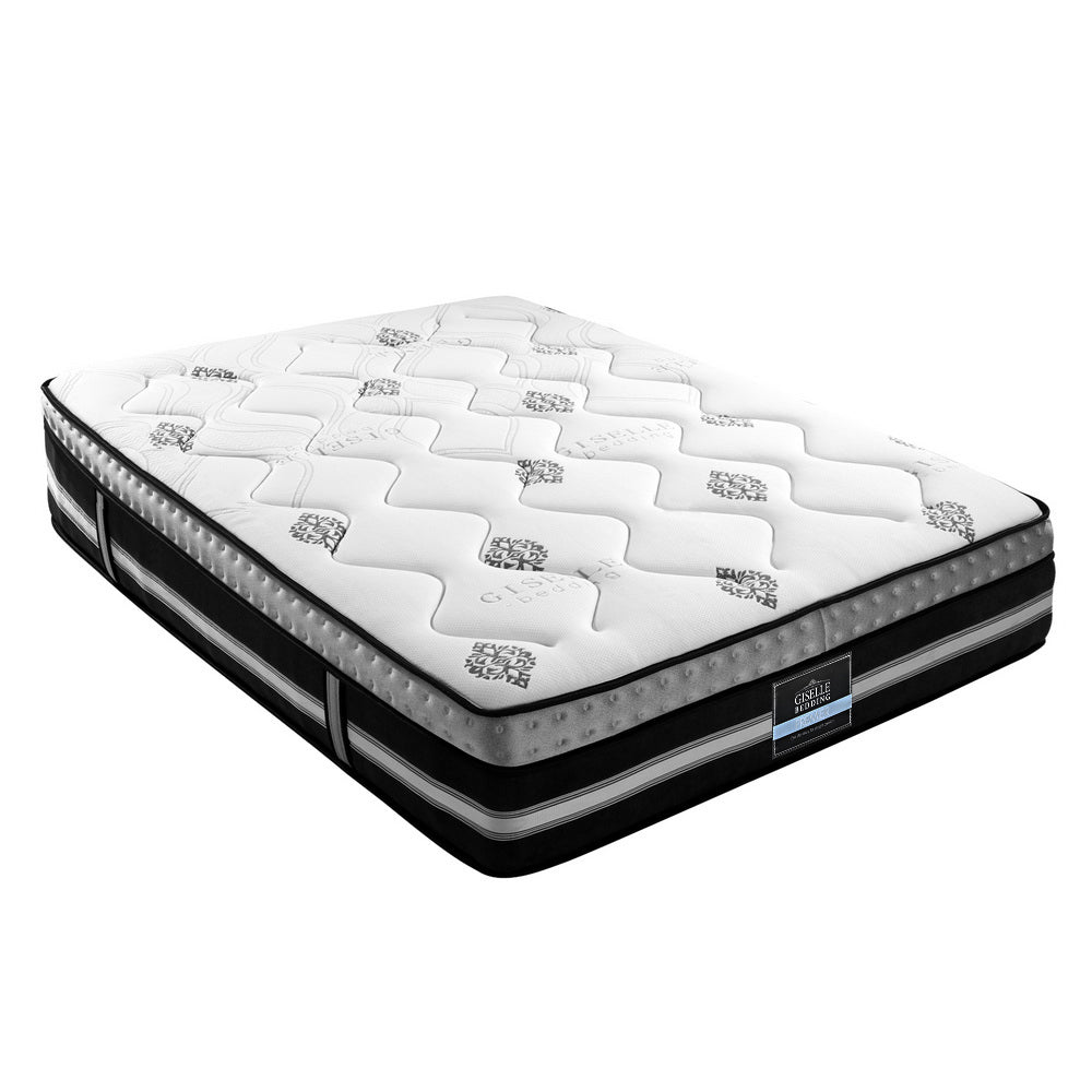 Galaxy Euro Top Cool Gel Pocket Spring Mattress - 14 Inch King Size for Cool Sleep | Perfect for Hot Sleepers & Master Bedrooms