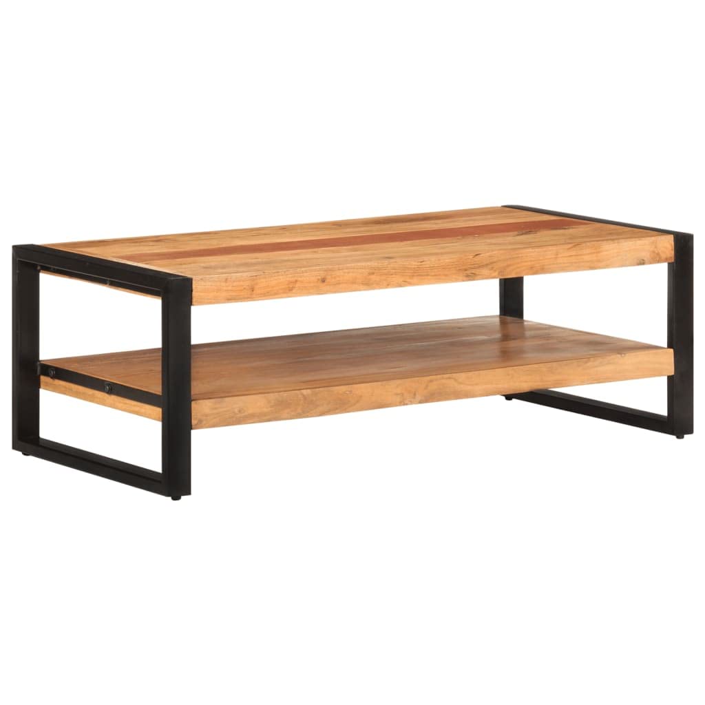 Solid Acacia Wood Coffee Table - 47.2