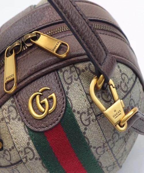 Gucci Ophidia GG Mini Basketball Shoulder Bag for Women - Luxury Leather Crossbody Purse with GG Monogram - Perfect for Casual Outings, Travel & Everyday Use