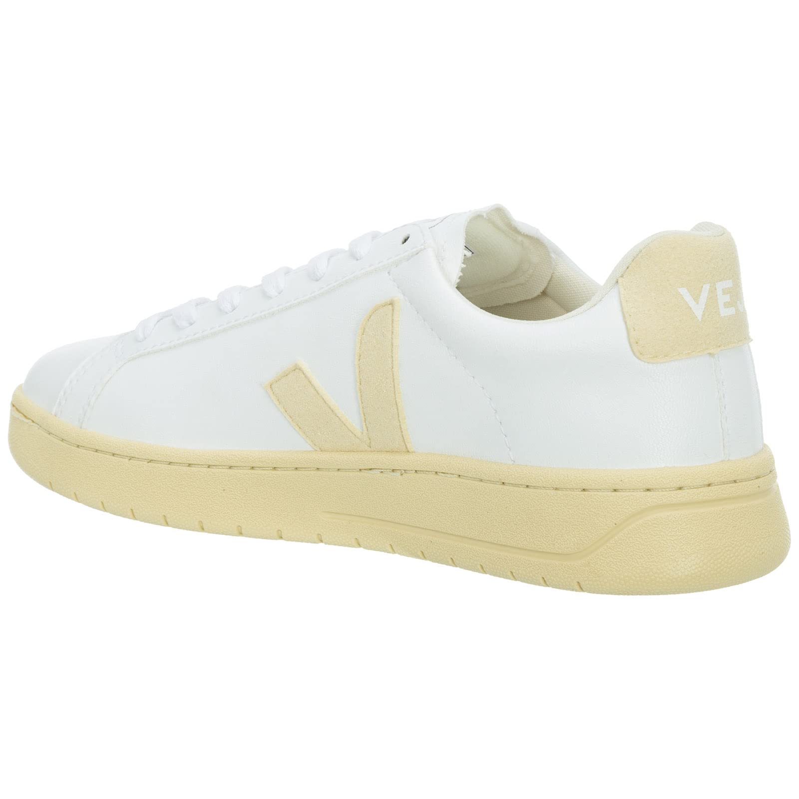 Veja Women's Urca Sneakers - White & Natural Leather Eco-Friendly Casual Shoes for Walking, Travel, and Everyday Wear