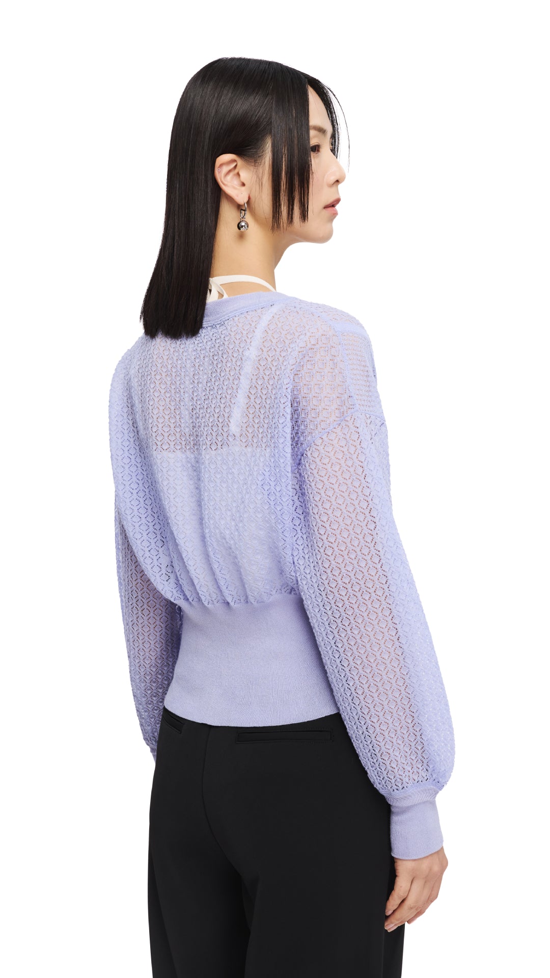 Elegant Lace Knit Cardigan for Women - Soft & Comfortable Open Front Sweater - Perfect for Office, Date Night & Casual Outfits