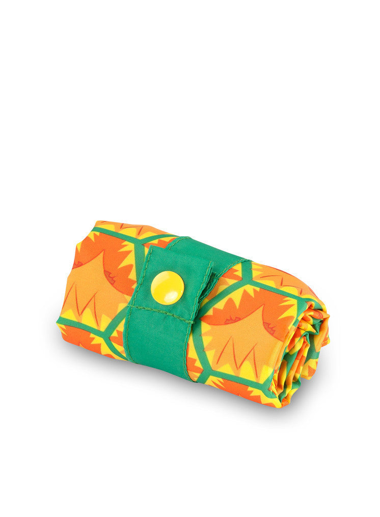 LOQI Tote Bag FRUTTI Collection - Reusable Shopping Bag with Vibrant Fruit Print - Perfect for Groceries, Beach, Travel & Everyday Use