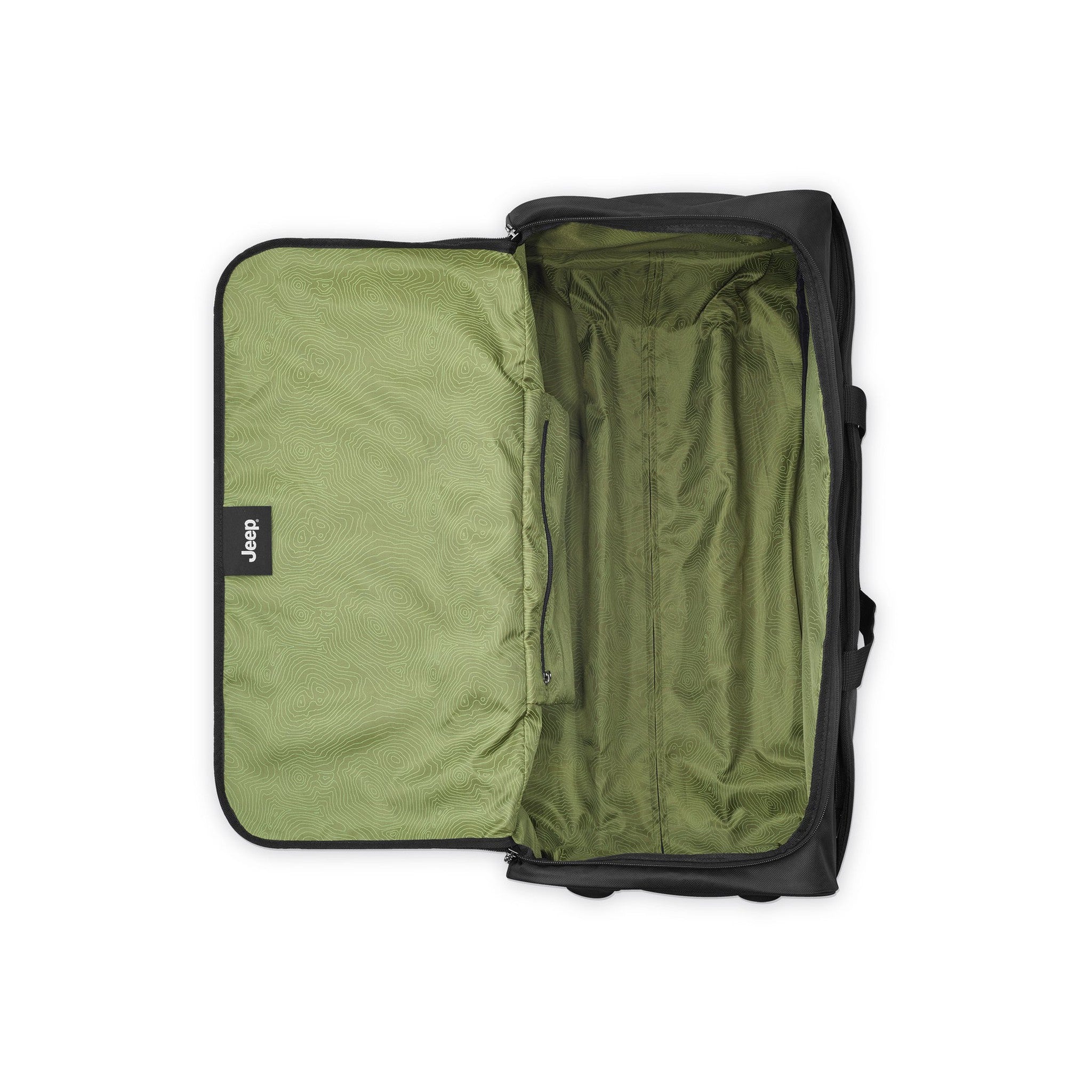 Delsey Jeep JS009D 27-Inch Rolling Duffel Bag - Lightweight Expandable Luggage for Travel, Gym & Sports Gear - Durable Spinner Wheels & TSA Lock - Perfect for Airplane Carry-On & Weekend Getaways