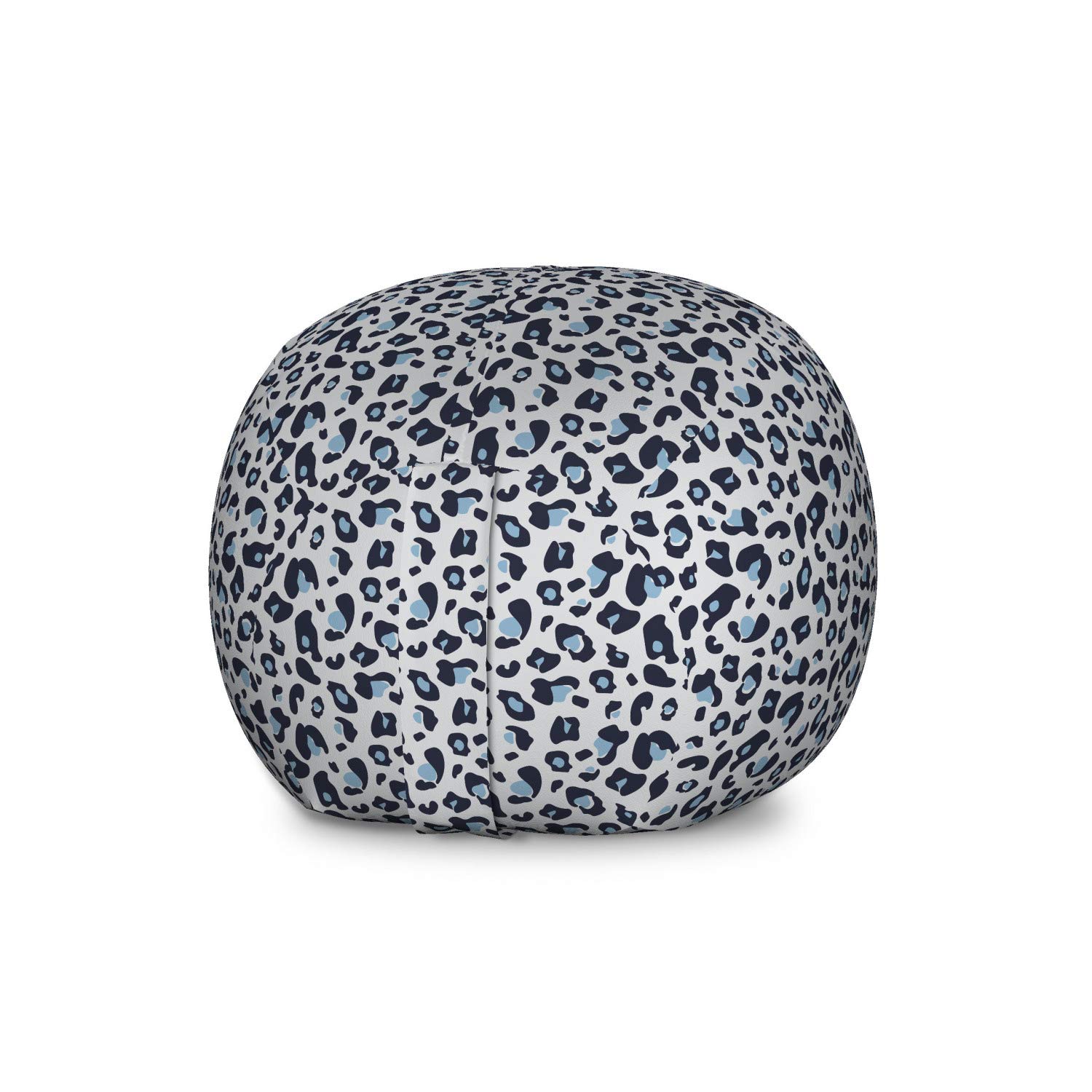 Ambesonne Leopard Print Storage Bag Chair - Large Washable Toy Organizer with Modern Panther Skin Design | Perfect for Kids' Room, Playroom & Dorm Organization