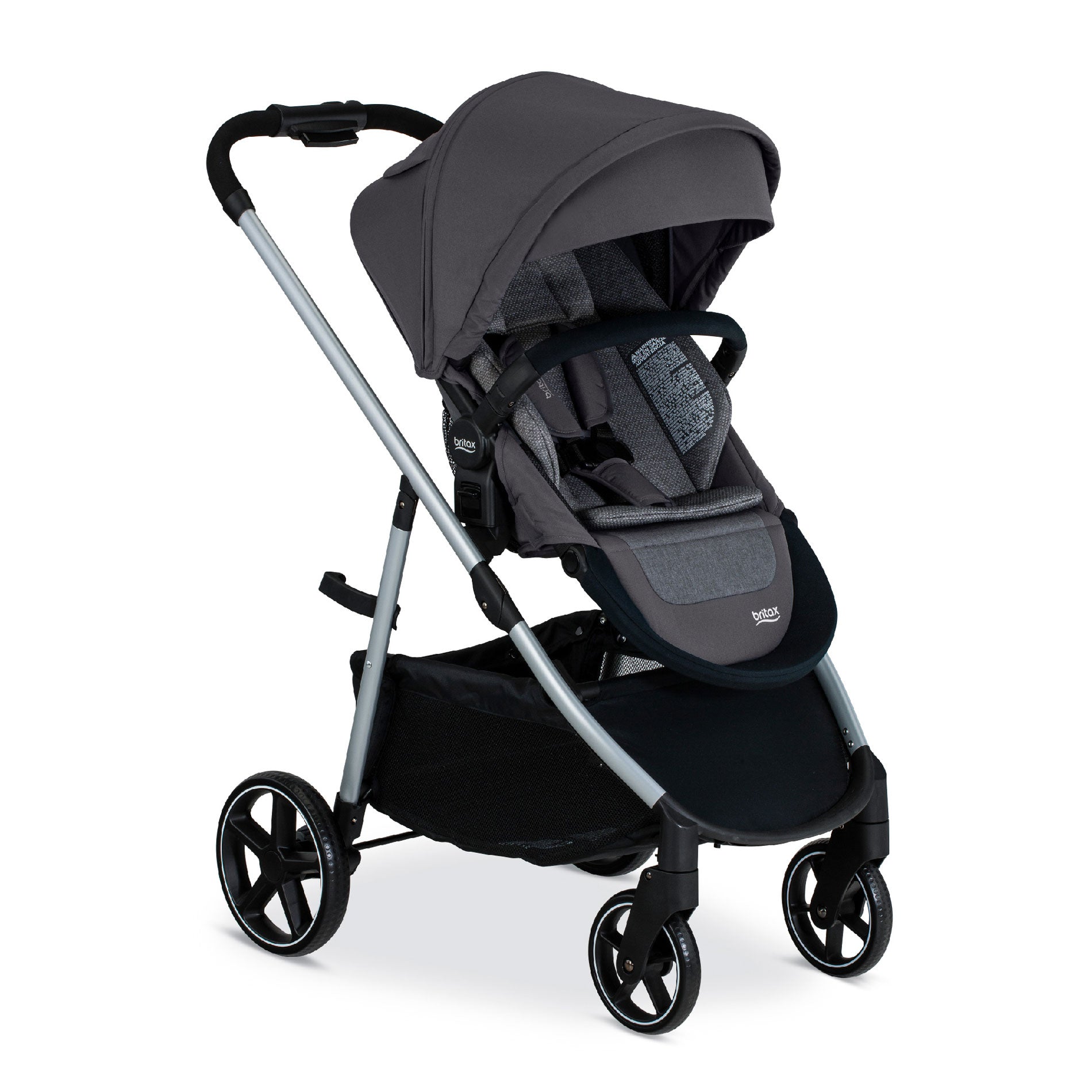 Britax Grove Modular Stroller - Lightweight Travel Stroller with Adjustable Seat, Compact Fold - Perfect for City Walks, Air Travel & Everyday Use