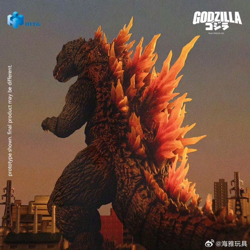 HIYA 7-inch 18cm Godzilla 2000 Heat Ray Action Figure - Exquisite Collectible Toy for Movie Fans & Display | Perfect for Home Decor, Gift Giving & Anime Collections