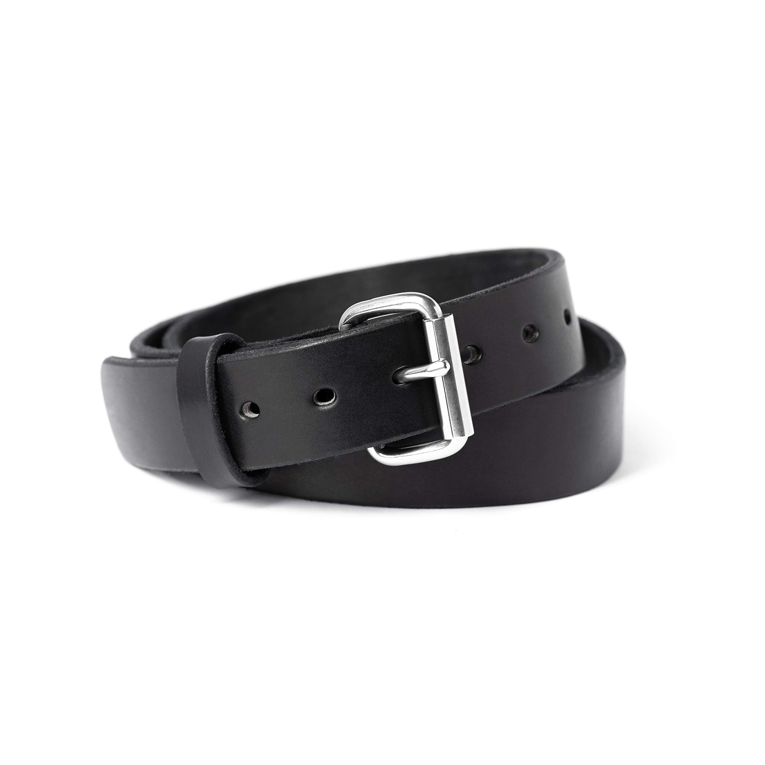 Relentless Tactical Premium Leather Gun Belt for Men | USA Made Concealed Carry Belt (CCW) | Heavy Duty Tactical Belt for Shooting Range, Hunting & Everyday Wear