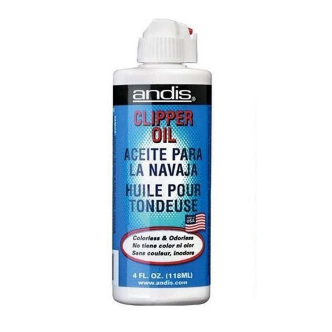 Andis Clipper Oil 4oz - Professional Hair Clipper Lubricant for Smooth Cutting & Blade Maintenance - Perfect for Barbers, Stylists & Home Grooming