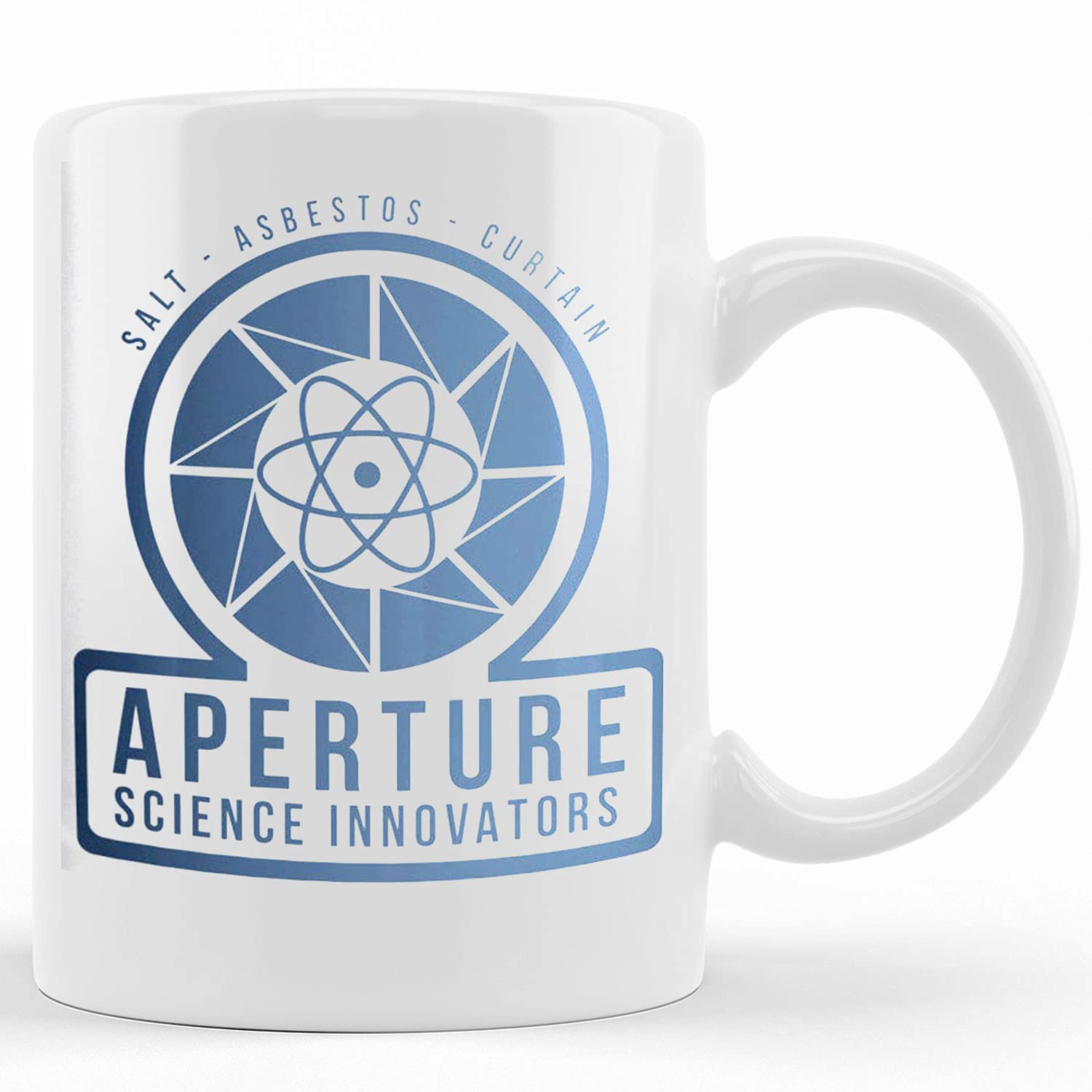 Personalized Aperture Science Portal Inspired Ceramic Coffee Mug - 11oz & 15oz Novelty Tea Cup - Perfect Gift for Gamers, Birthday, Christmas & Thanksgiving - Great for Office, Home & Gaming Setups