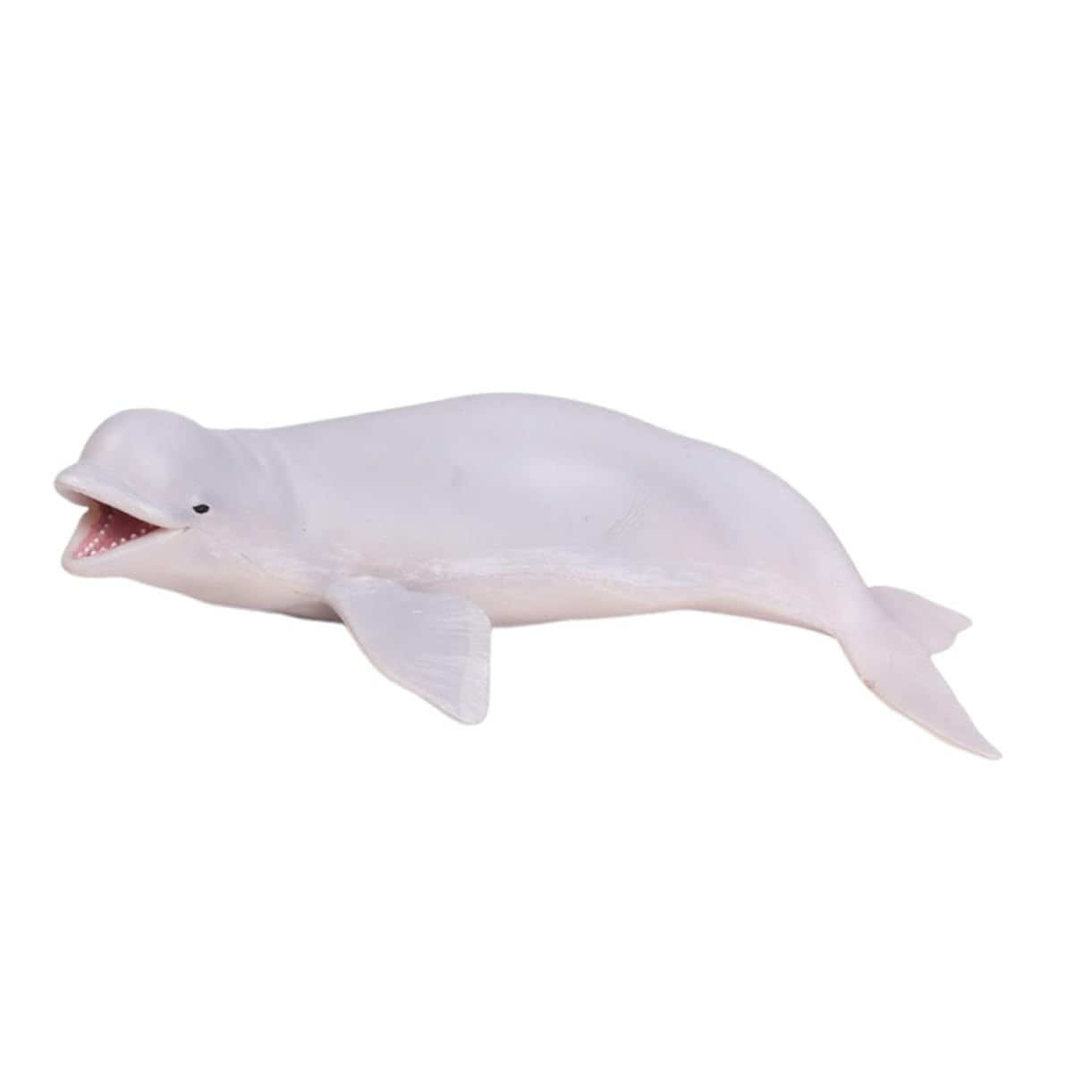 Totority Realistic Whale Model Figurine - Educational Marine Animal Toy for Kids, Ocean-Themed Developmental Play, White Plastic Whale Ornament for Learning & Decoration | Perfect for Classroom, Birthday Gifts & Ocean Lovers