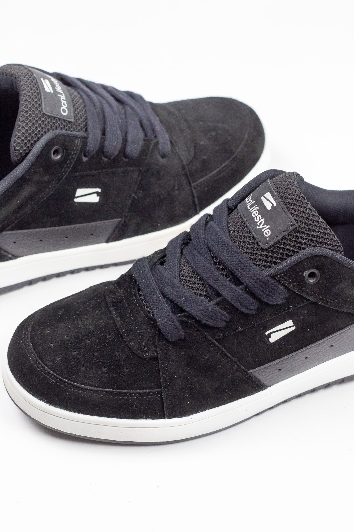 Ocn Desert Black White Sneakers - Lightweight Comfortable Casual Shoes for Men & Women | Perfect for Walking, Running, and Everyday Wear