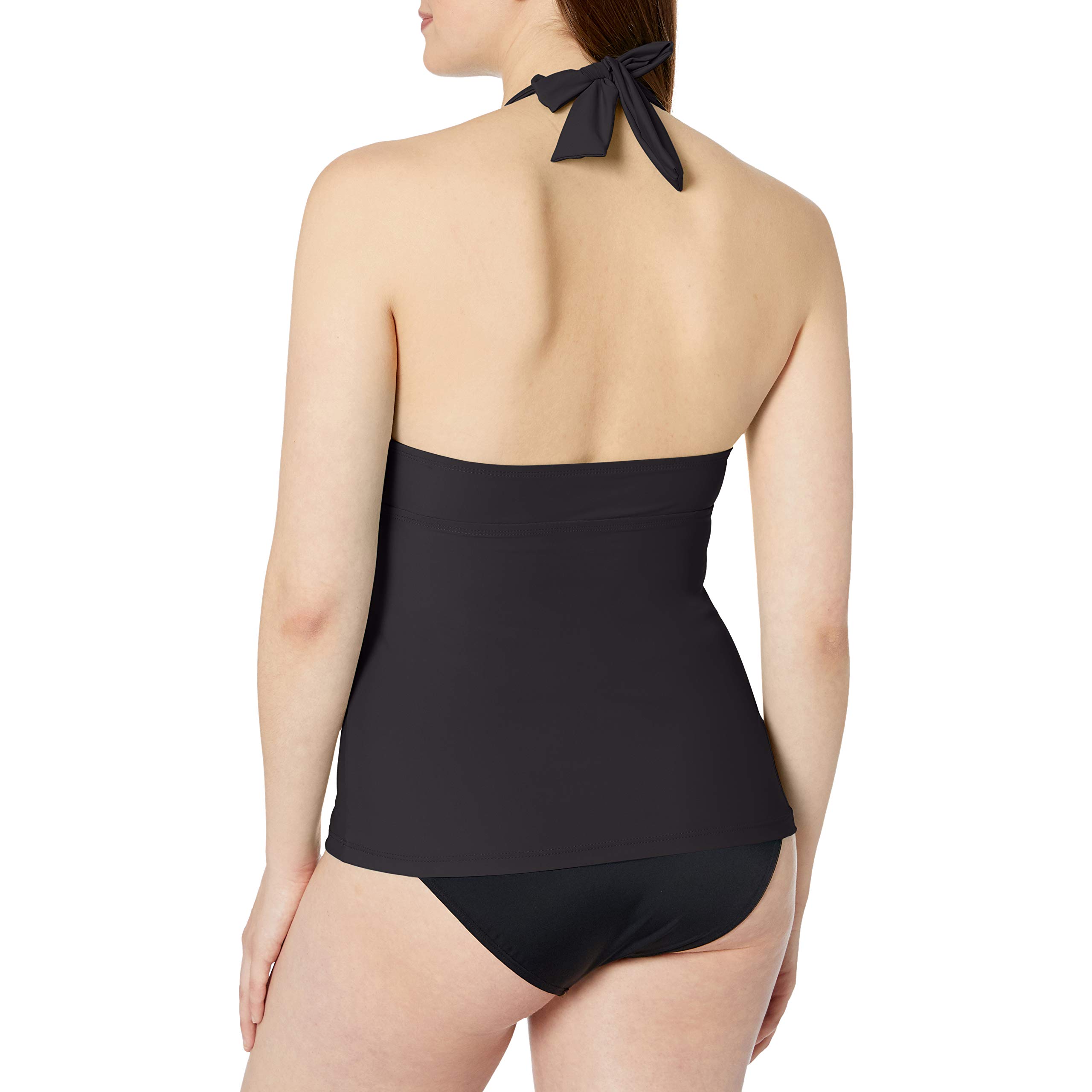 Athena Women's Solid Color Halter Swimsuit Tankini Top - Perfect for Beach, Pool & Summer Vacations