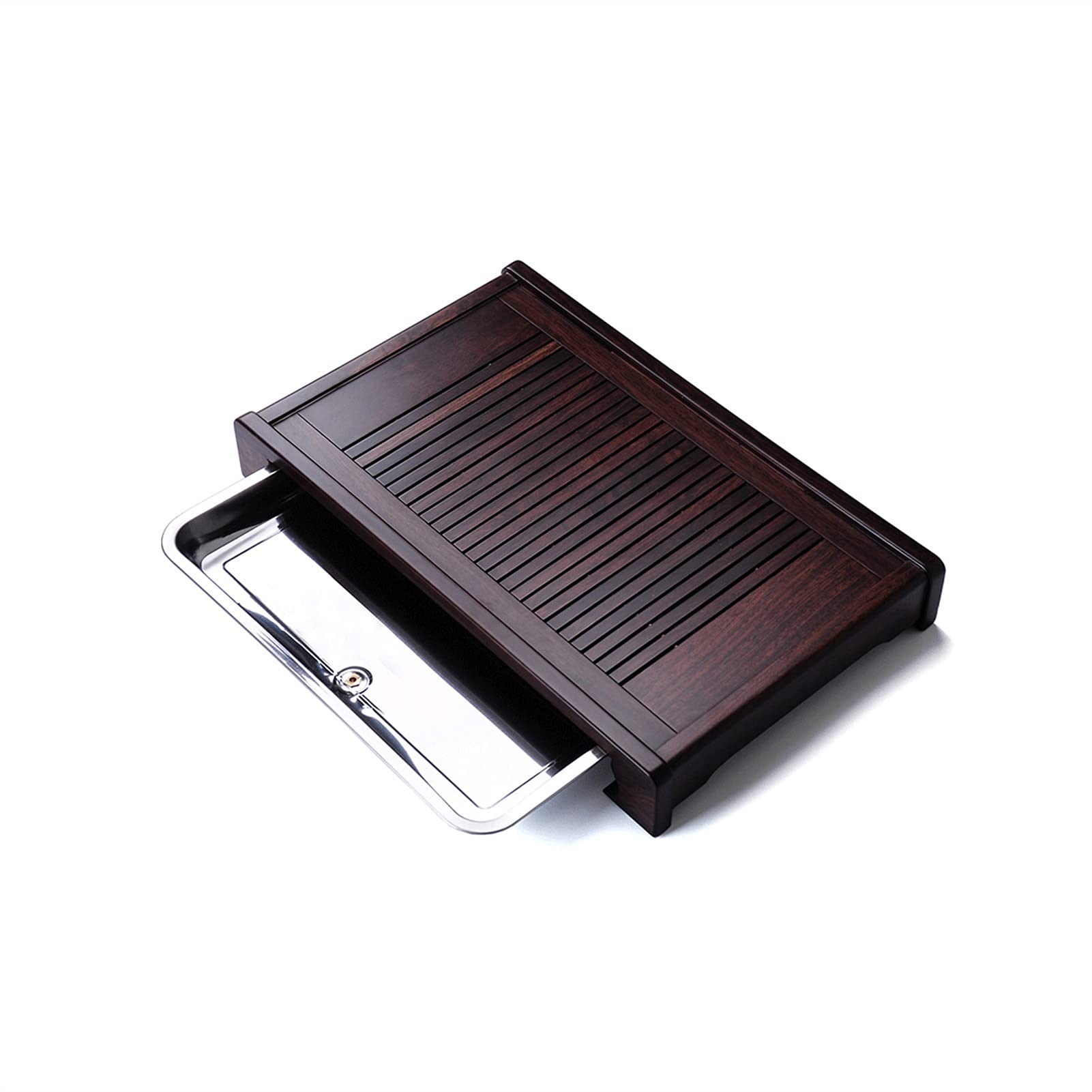 Premium Wooden Tea Tray with Drainage - 61x37.58cm Tea Serving Table for Teahouse, Home & Office - Perfect for Tea Ceremonies, Coffee Service and Asian Decor