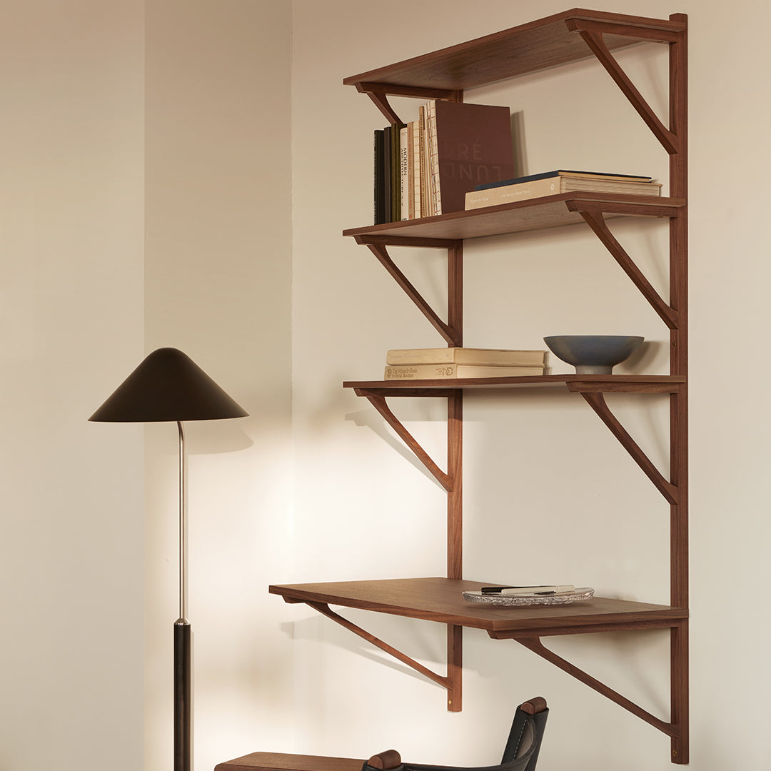 BM29 Wide Bookshelf with Built-in Desk - Perfect for Home Office, Study Room & Small Spaces | Durable & Stylish Storage Solution