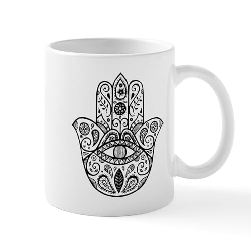 White - The Hamsa Hand Mugs