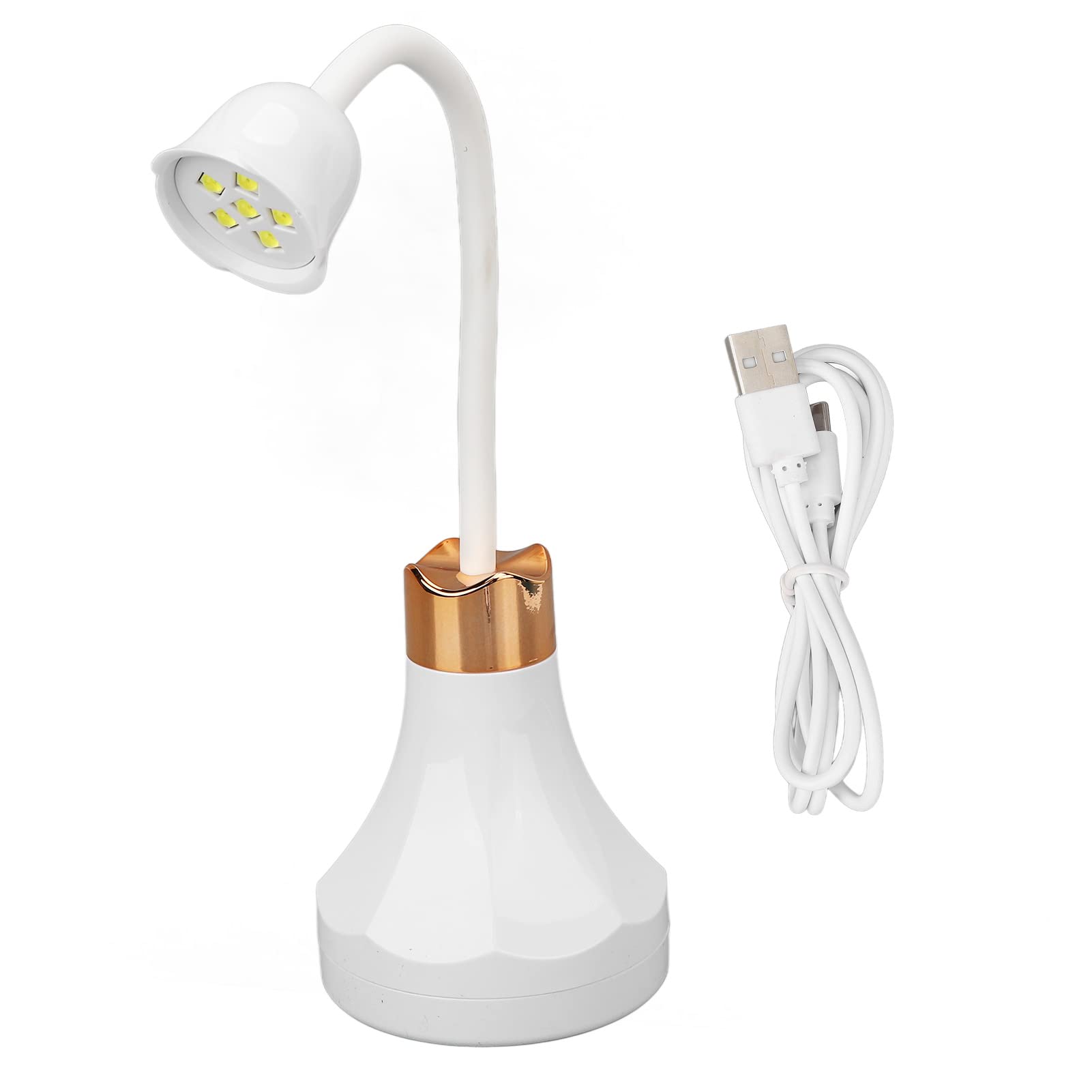 Professional 18W Rechargeable Cordless Nail Art Lamp with 6 LED Chips - USB Powered Nail Salon Light for Gel Polish Curing & Nail Art Design - Perfect for Home & Professional Nail Tech Use