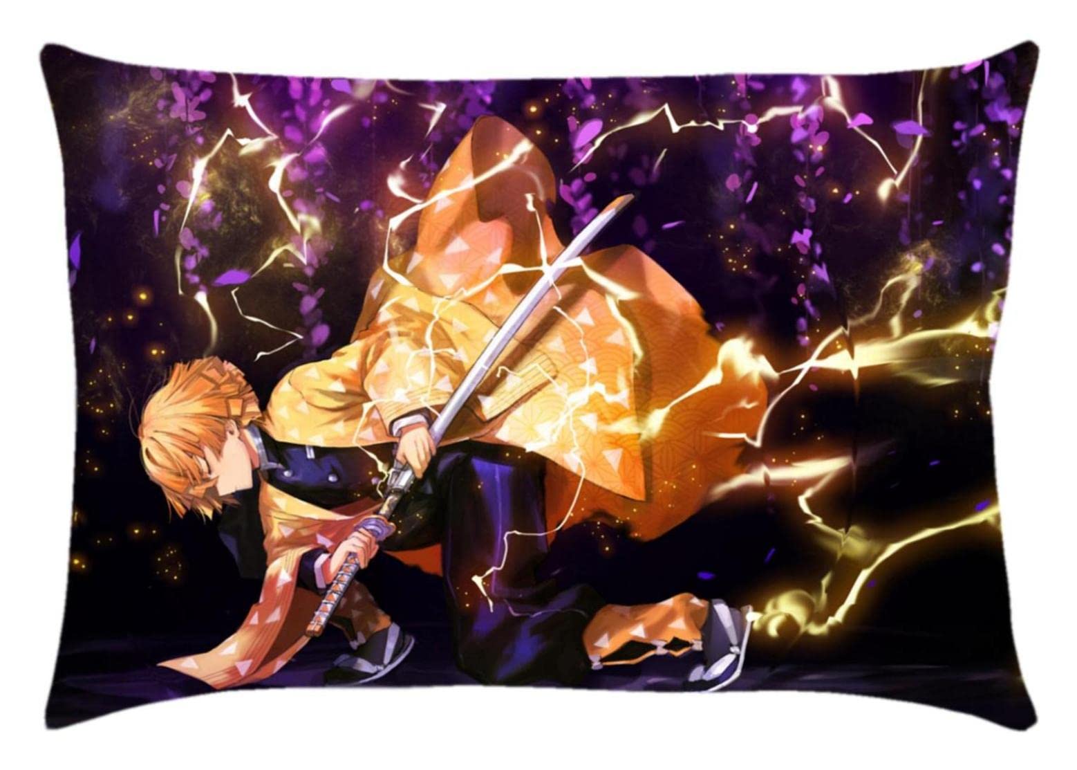 Cool Anime Pillow Case Cover - Bright Art Shine Comic Throw Pillow Covers for Sofa, Bed & Living Room Decor - Soft & Stylish Home Accessories for Anime Fans & Gift Giving