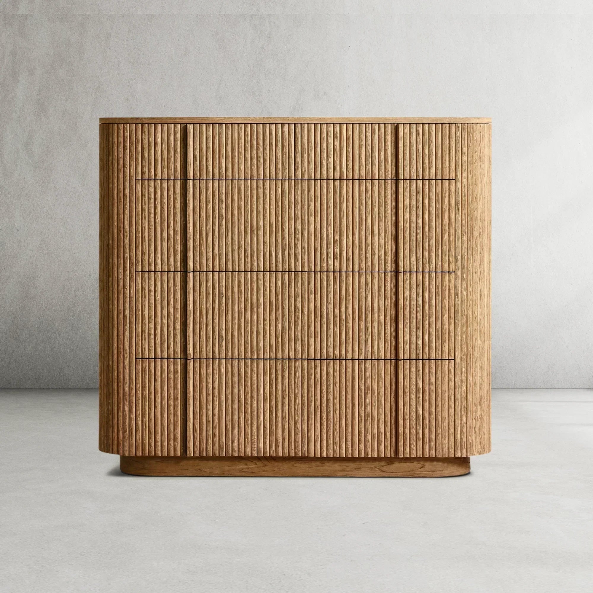 Mulholland Modern 5-Drawer Dresser - Stylish Wooden Cabinet for Bedroom Storage & Organization - Perfect for Home, Office, or Dorm Room Decor
