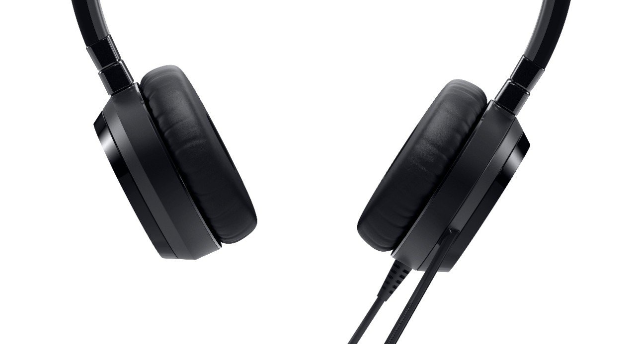 Dell Pro Stereo Headset UC350 - Noise Cancelling USB Headphones with Microphone for Office, Call Center & Remote Work | Comfortable Over-Ear Design for Long Hours Use