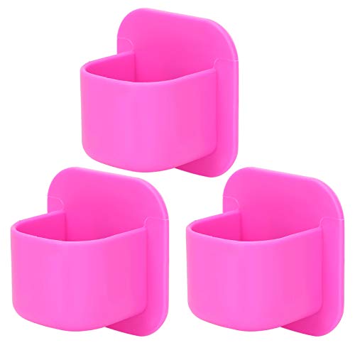 Premium Cosmetic Sponge & Powder Puff Holder - Rose Red Makeup Organizer for Beauty Blender, Brushes & Small Tools | Drying Rack for Bathroom, Vanity & Salon Display