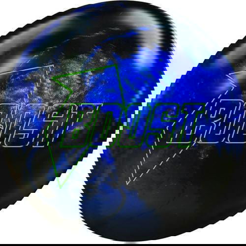 900Global Boost Hybrid Blue Black Bowling Ball - High Performance Reactive Resin for Hook & Power - Perfect for League Play & Tournament Strikes