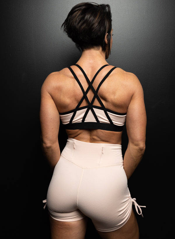 Sexy Ribbed Bra in Pink - Comfortable & Supportive Lingerie for Women | Perfect for Everyday Wear, Date Nights & Special Occasions