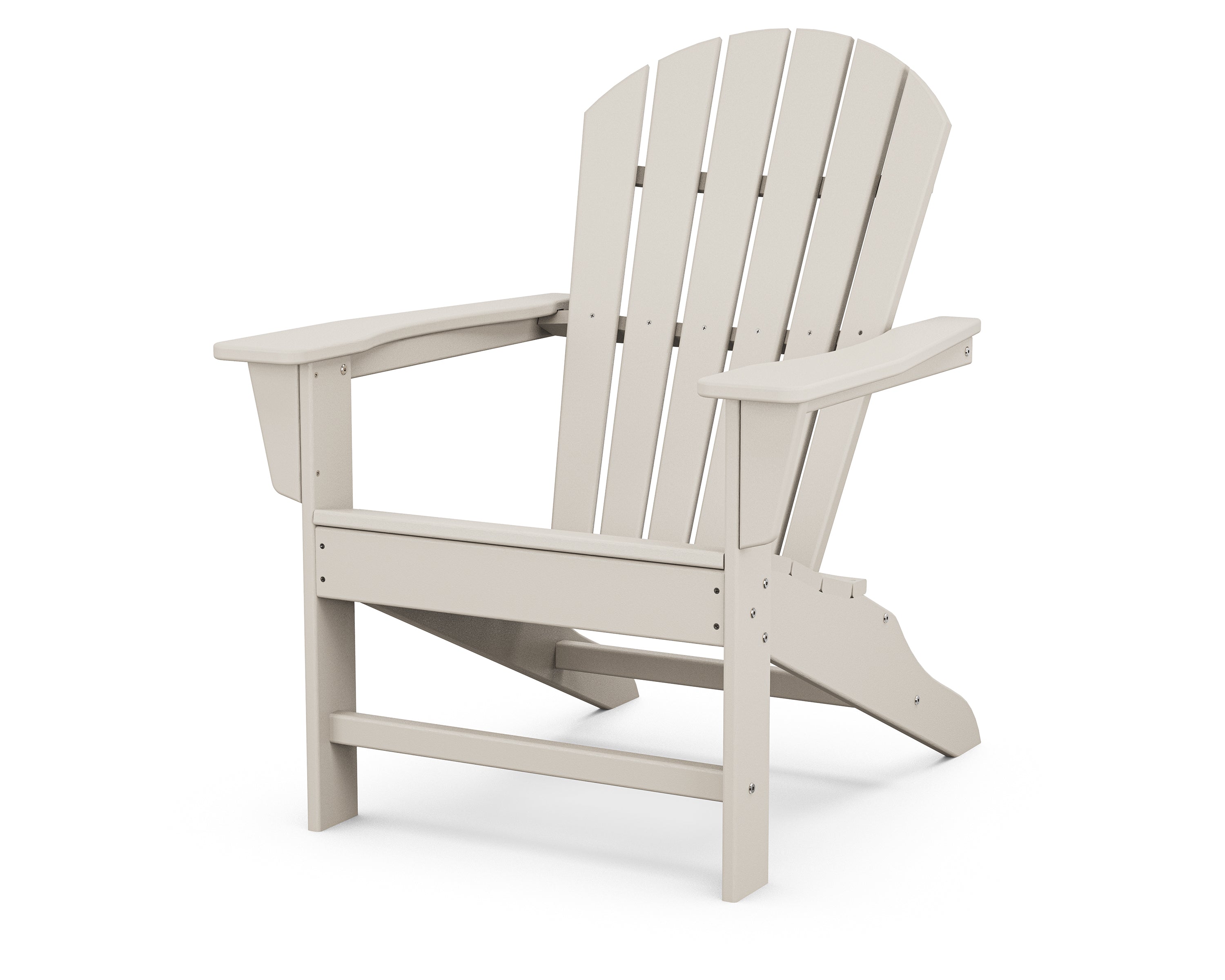 POLYWOOD South Beach Adirondack Chair - Durable Outdoor Furniture, All-Weather Resin, Comfortable Patio Seating for Poolside, Garden & Backyard Relaxation
