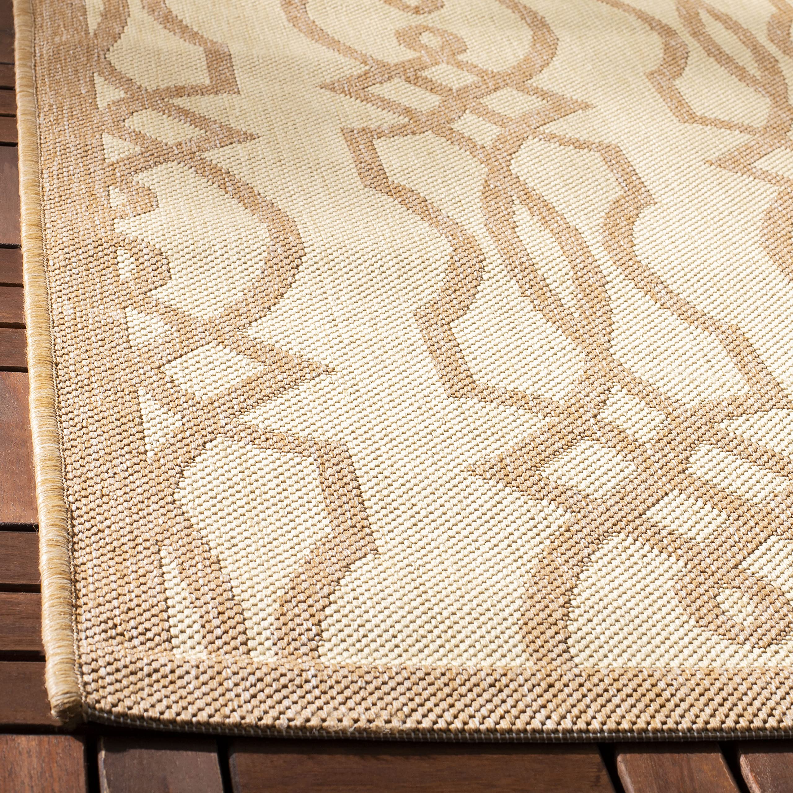 Martha Stewart x Safavieh 8x11.2 ft Cement Indoor Outdoor Waterproof Rug - Easy Clean, Stain Resistant for Patio, Backyard, Mudroom, Porch, Deck & High Traffic Areas