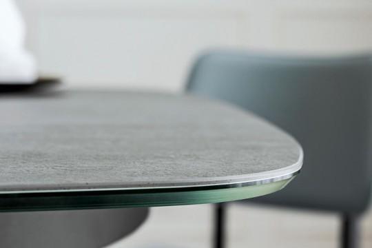 Midj Link Dining Table - Modern Wooden Dining Table for Kitchen & Dining Room - Perfect for Family Gatherings & Dinner Parties