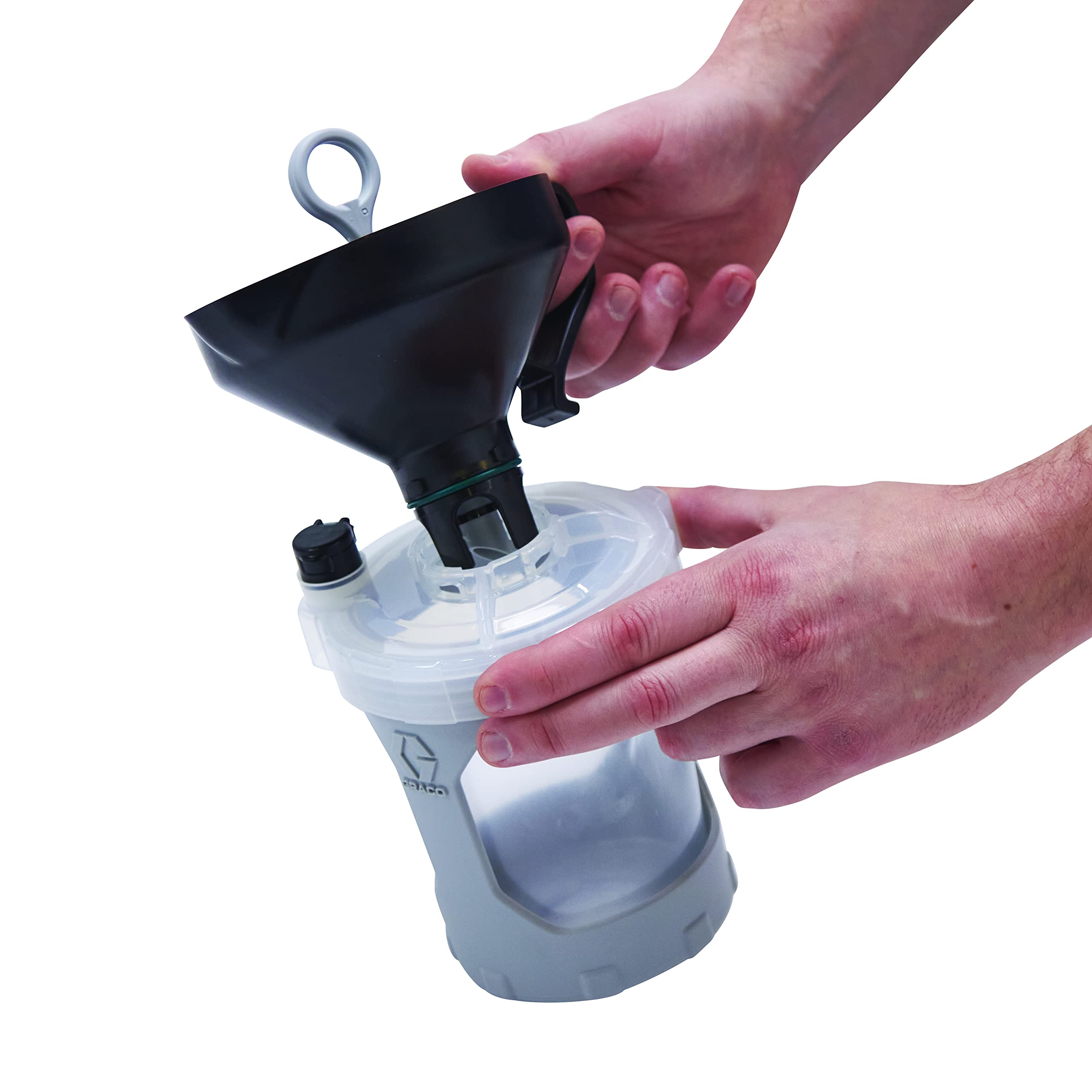 Graco FlexLiner Paint Strainer & Funnel System - 5 Gallon Professional Paint Filter for Sprayers - Perfect for Painting Projects, Home Renovation & DIY Crafts (Black)
