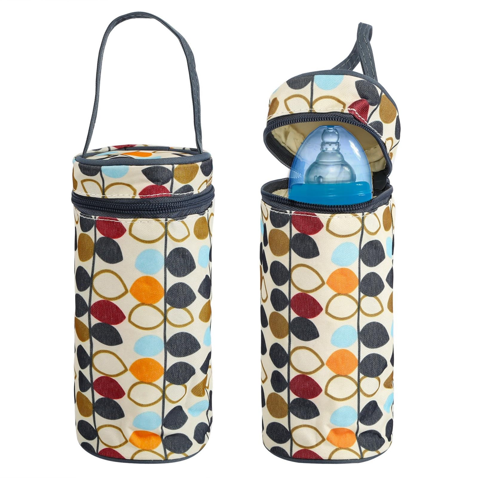 **Zorpupoa Large Diaper Bag Set for Boys & Girls - 5PCS Travel Tote with Nappy Changing Essentials - Stylish & Portable Mommy Bag for Outings, Shopping & Baby Care**
