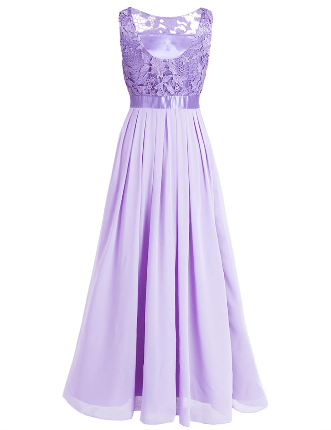 Elegant Floral Lace Bridesmaid Maxi Dress - Women's Sleeveless Wedding Guest Cocktail Party Gown | Perfect for Formal Events, Evening Parties & Special Occasions