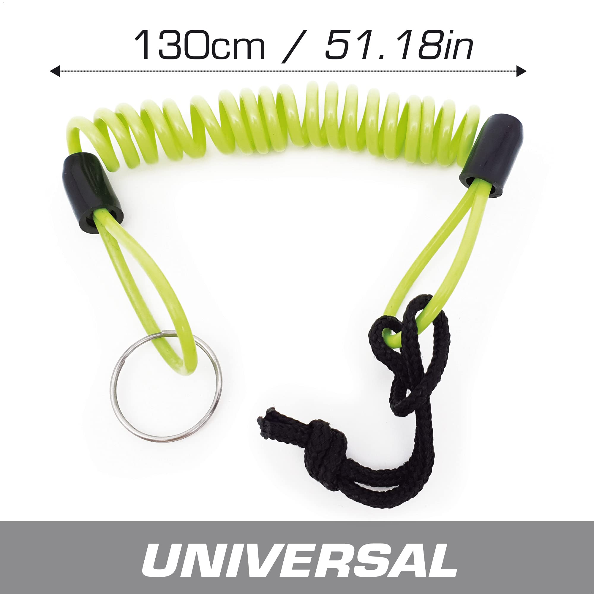 Premium Motorcycle Disc Lock Reminder Cable with Brake Ring - High Visibility Anti-Theft Safety Cable for Bikes, Scooters & Helmets | Secure Parking, Theft Prevention & Ride Safety Accessories