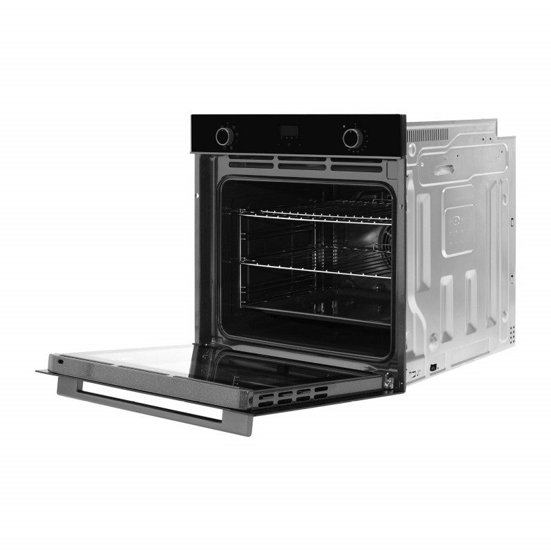 Omega 60cm 8 Function Electric Oven with Convection - Midnight Black (OBO608M) for Baking, Roasting & Grilling - Perfect for Home Kitchens & Small Restaurants