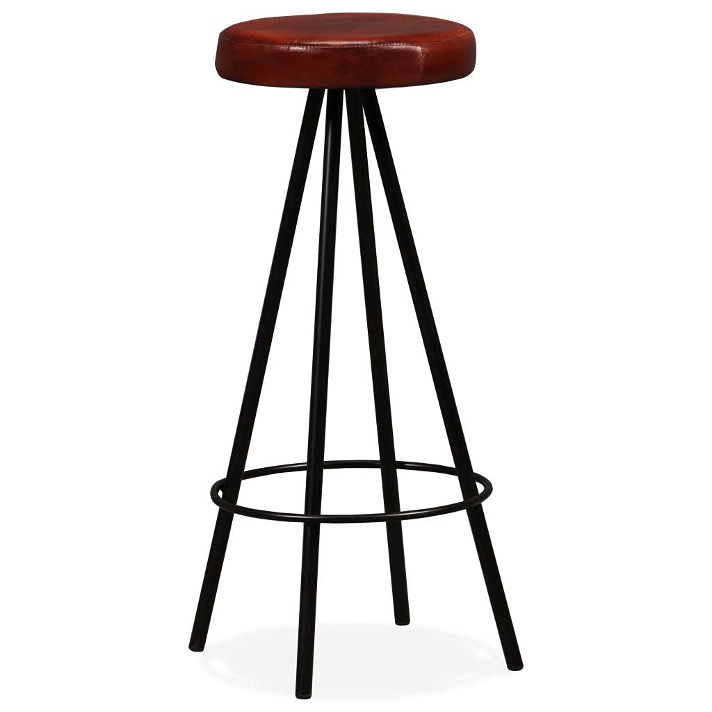 Modern Bar Stools Set of 2 - Counter Height Leather Barstools for Kitchen, Dining & Patio - Indoor/Outdoor Use - Fast Shipping | Perfect for Home Bars, Breakfast Nooks & Outdoor Entertaining