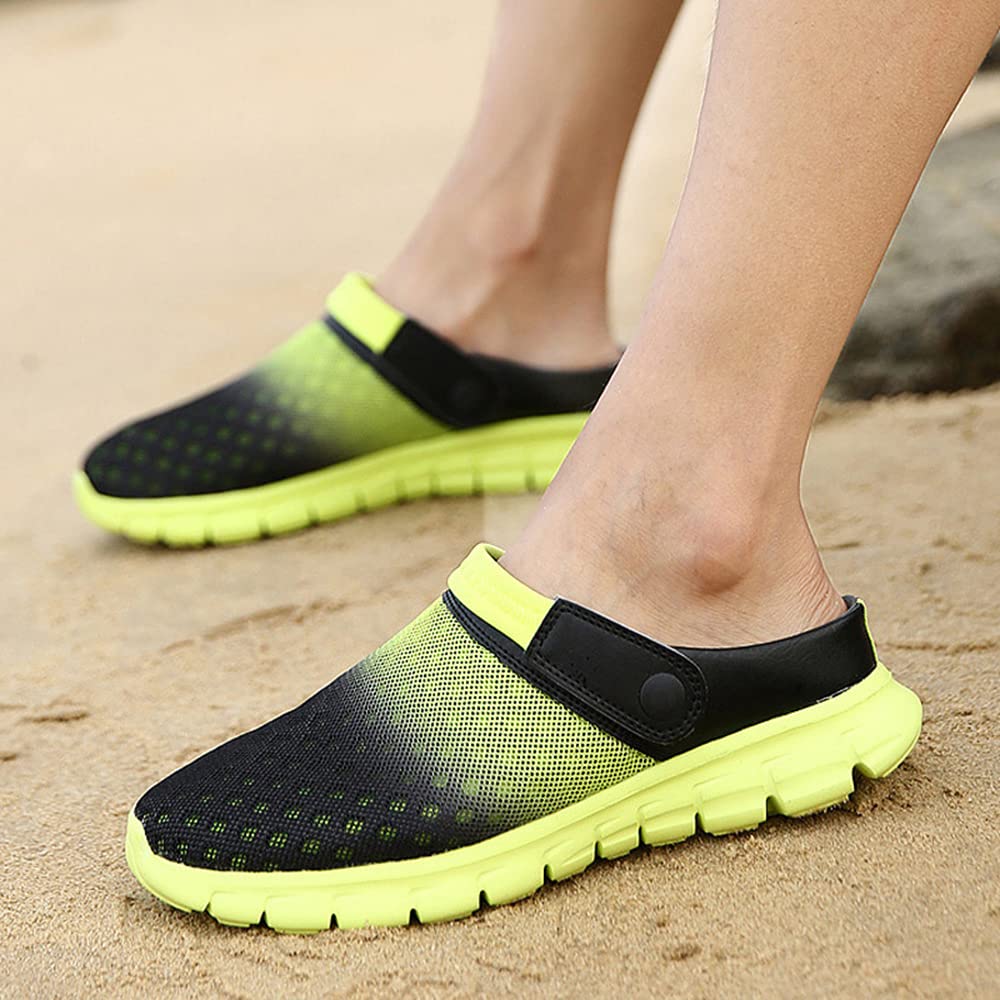 **Axcone Unisex Garden Clogs – Breathable Mesh Summer Slippers, Lightweight Non-Slip Outdoor Sandals for Beach, Pool & Yard – Men & Women**