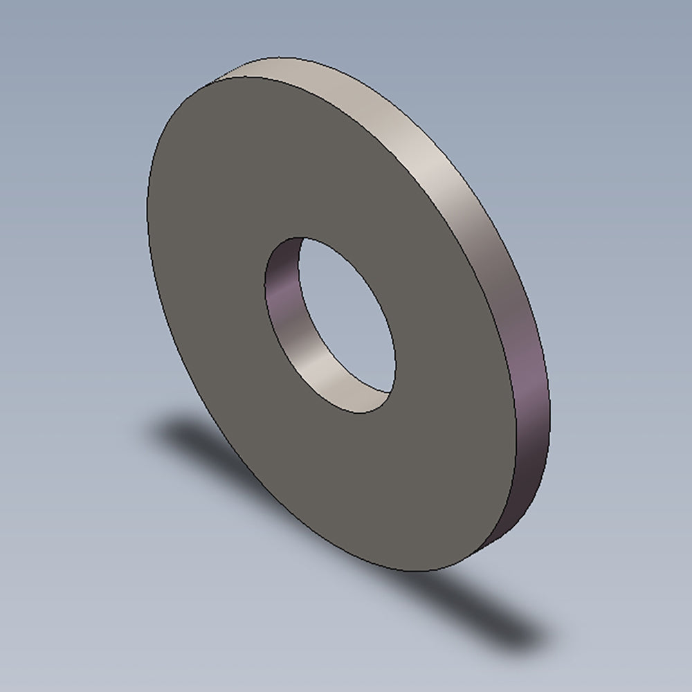 MM493C 51 Large Flat Washer D6 - Heavy Duty Metal Spacers for Construction, Machinery & Automotive Applications