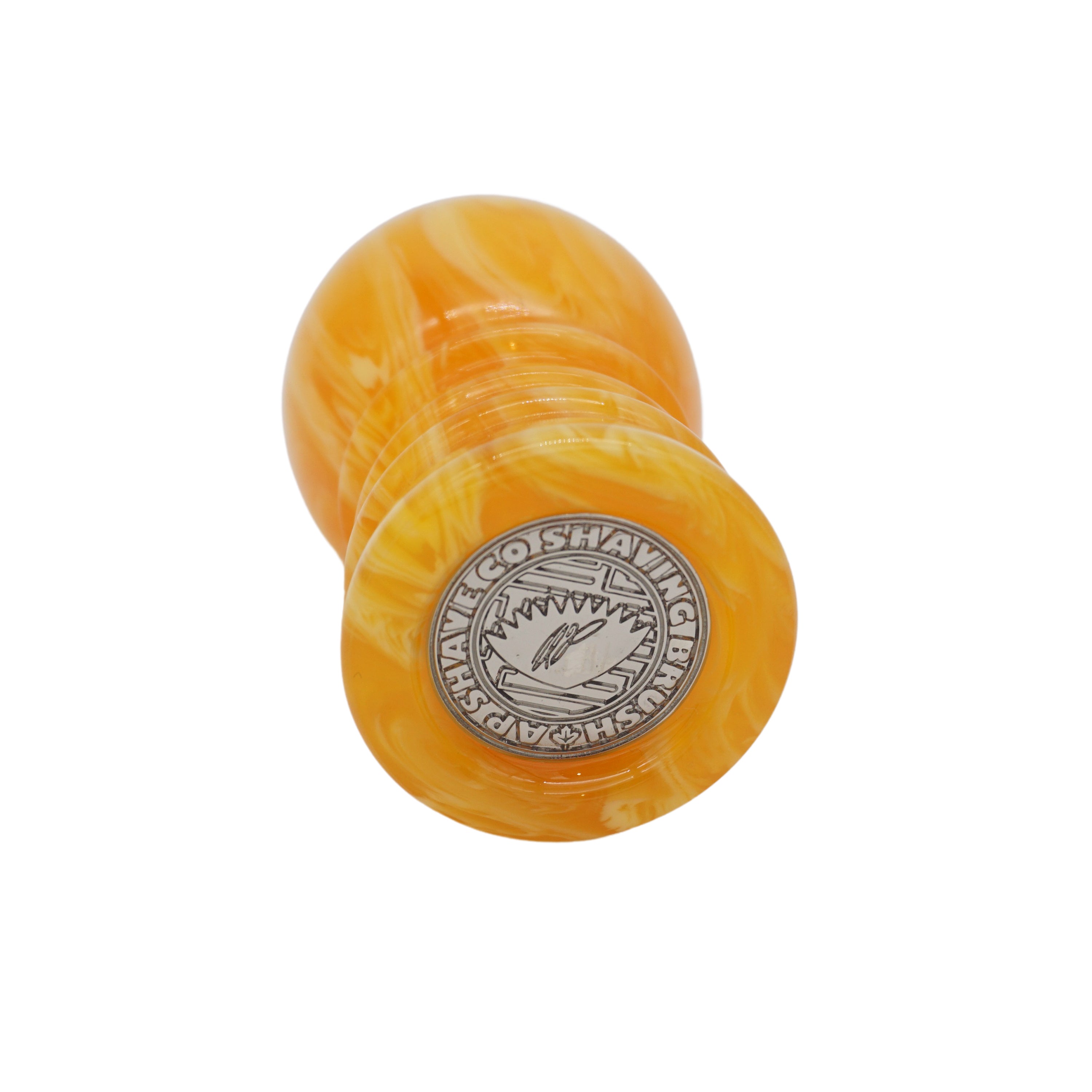 Premium Amber Handcrafted Shaving Brush Handle for Wet Shaving - Fits 24mm & 26mm Knots - Perfect for Men's Grooming, Barber Shops & Luxury Gift Sets