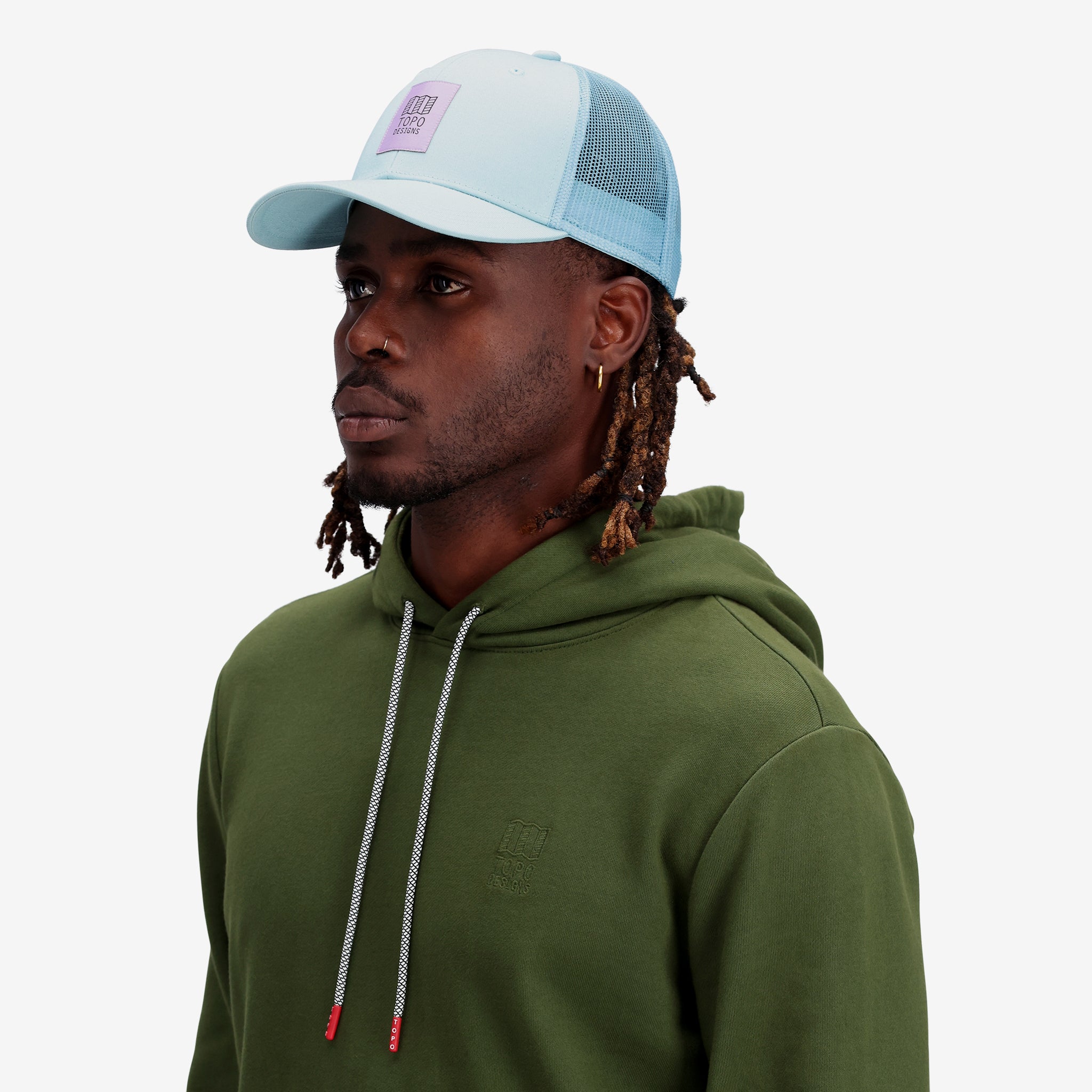 Topo Trucker Hat with Original Logo - Stylish Adjustable Snapback Cap for Outdoor Adventures, Hiking & Casual Wear - Final Sale