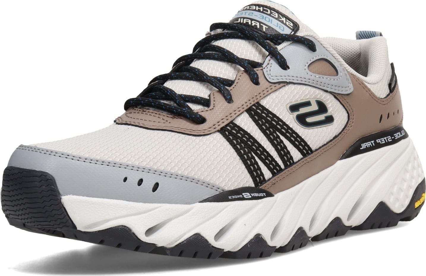 Skechers Men's Glide Step Trail Oxen Lace-Up Sneakers - Lightweight Hiking Shoes for Outdoor Adventures & Casual Wear
