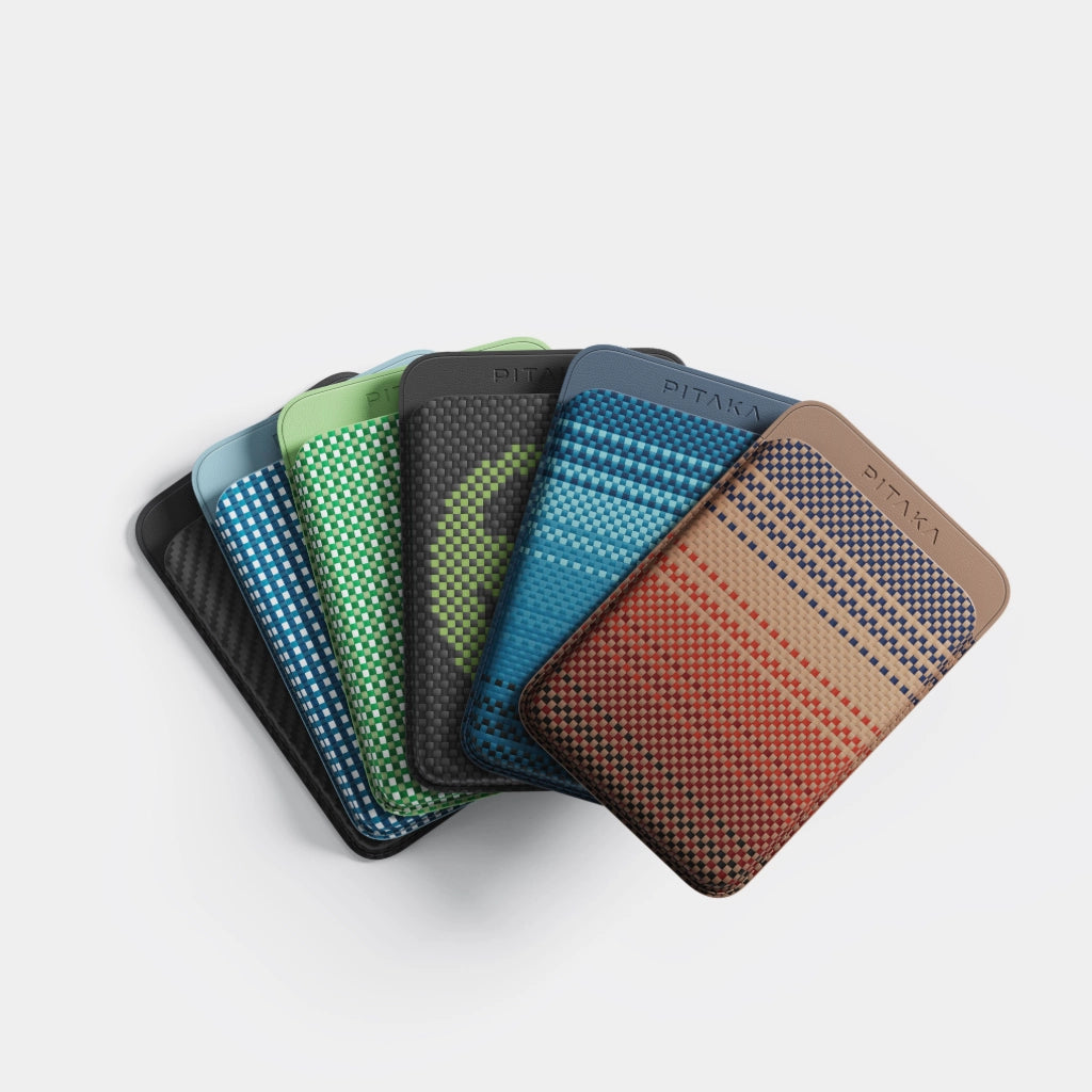 Slim Magnetic Woven Wallet for Men & Women - RFID Blocking Minimalist Front Pocket Wallet - Perfect for Travel, Gym & Everyday Use