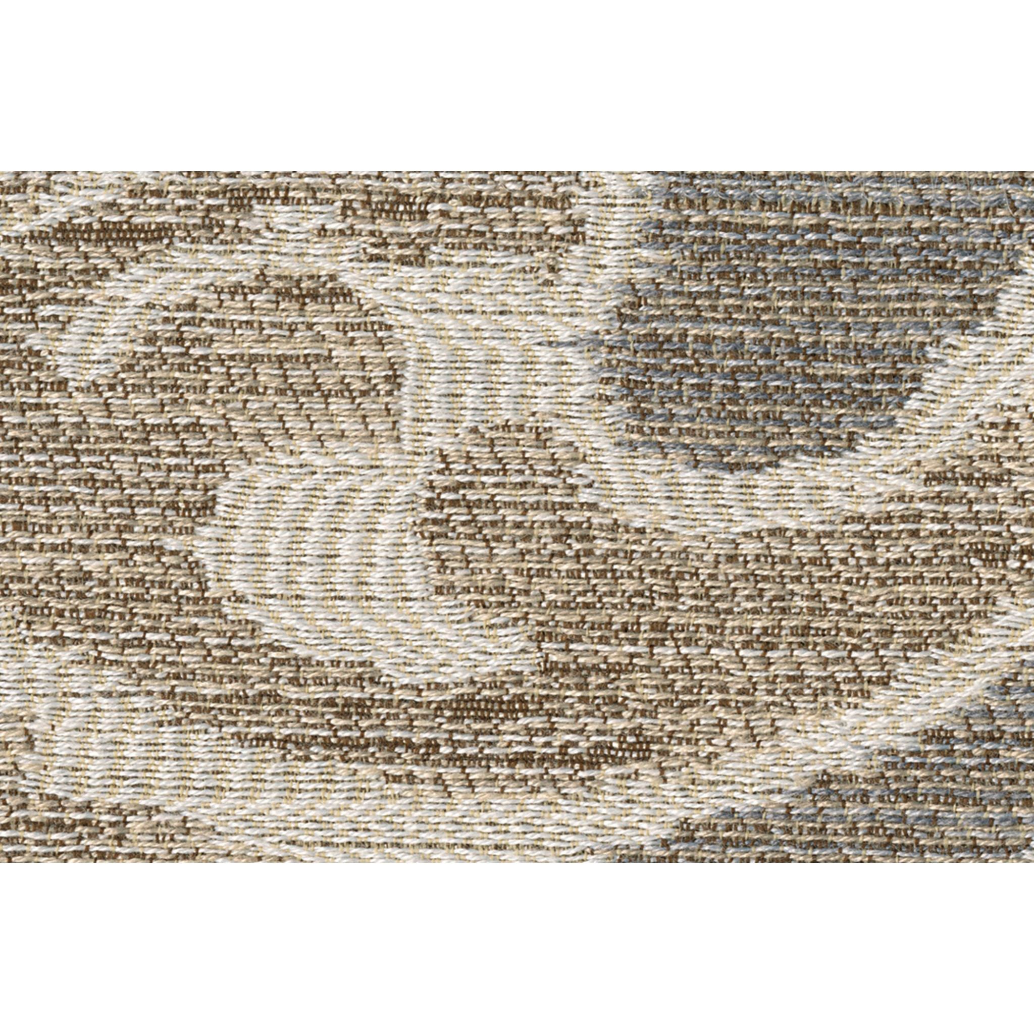 Baranello Oversized Accent Ottoman in Stone - Stylish Footrest & Extra Seating for Living Room, Bedroom or Office